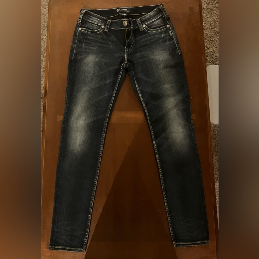 Silver Jeans Co. Suki Mid Super Skinny Indigo Denim